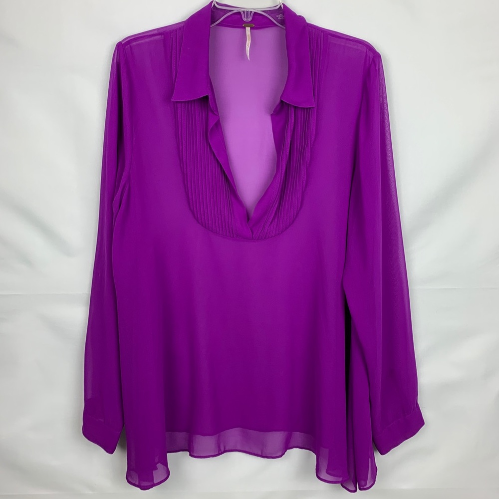 Free People Georgette Top